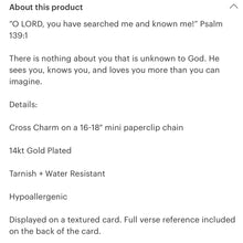 Load image into Gallery viewer, Deeply Loved Fully Known Cross Necklace