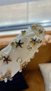 Starfish and Pearls Headband