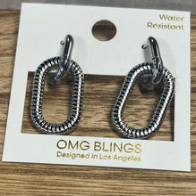 Load image into Gallery viewer, Chain Link Water Resistant Earrings
