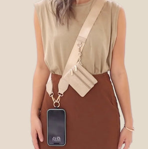 Clip & Go Strap with Pouch Phone Holder