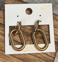 Load image into Gallery viewer, Chain Link Water Resistant Earrings
