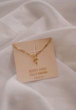 Load image into Gallery viewer, Deeply Loved Fully Known Cross Necklace
