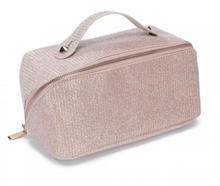 Load image into Gallery viewer, Rose Glitter Makeup Travel Bag
