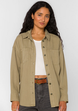 Load image into Gallery viewer, Olive Green Button Up Shirt
