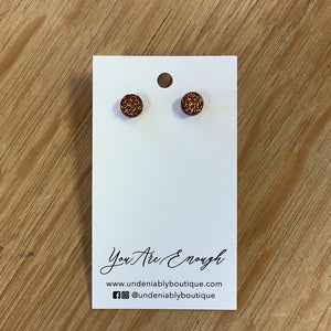 Wooden Stud Earrings