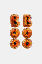 Load image into Gallery viewer, BOO Beaded Dangle Earrings
