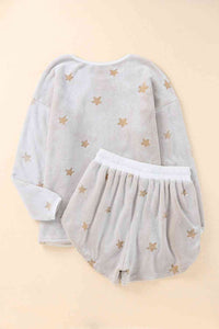 Star Top and Shorts Lounge Set