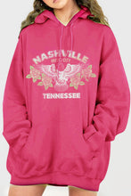 Load image into Gallery viewer, Simply Love Full Size NASHVILLE TENNESSEE Graphic Hoodie
