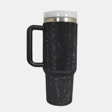 Load image into Gallery viewer, Rhinestone Stainless Steel Tumbler with Straw

