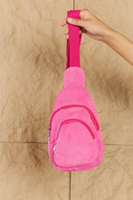 Load image into Gallery viewer, Fame Bring Me Everywhere Mini Corduroy Single Strap Backpack Bag
