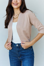 Load image into Gallery viewer, 3/4 Sleeve Cropped Cardi

