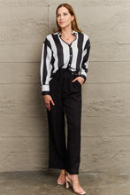 Load image into Gallery viewer, Striped Dropped Shoulder Shirt
