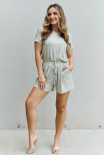 Load image into Gallery viewer, Short Sleeve Romper in Light Sage
