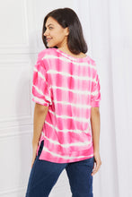 Load image into Gallery viewer, Yelete Full Size Oversized Fit V-Neck Striped Top
