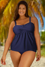 Load image into Gallery viewer, Full Size Adjustable Strap Tankini Set
