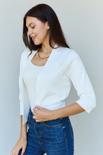 Load image into Gallery viewer, 3/4 Sleeve Cropped Cardi
