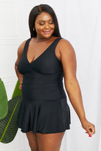 Load image into Gallery viewer, Marina West Swim Full Size Clear Waters Swim Dress in Black

