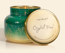 Load image into Gallery viewer, Capri Blue Glimmer Signature Crystal Pine 19oz Candle
