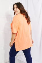 Load image into Gallery viewer, Neon Lights Raw Edge Pocket Tee
