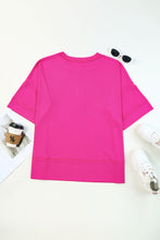 Load image into Gallery viewer, Plus Size Round Neck Dropped Shoulder Tee
