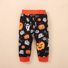 Load image into Gallery viewer, MY FIRST HALLOWEEN Graphic Bodysuit and Printed Long Pants Set
