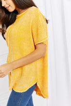 Load image into Gallery viewer, Waffle Knit Top in Yellow Gold
