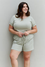 Load image into Gallery viewer, Short Sleeve Romper in Light Sage
