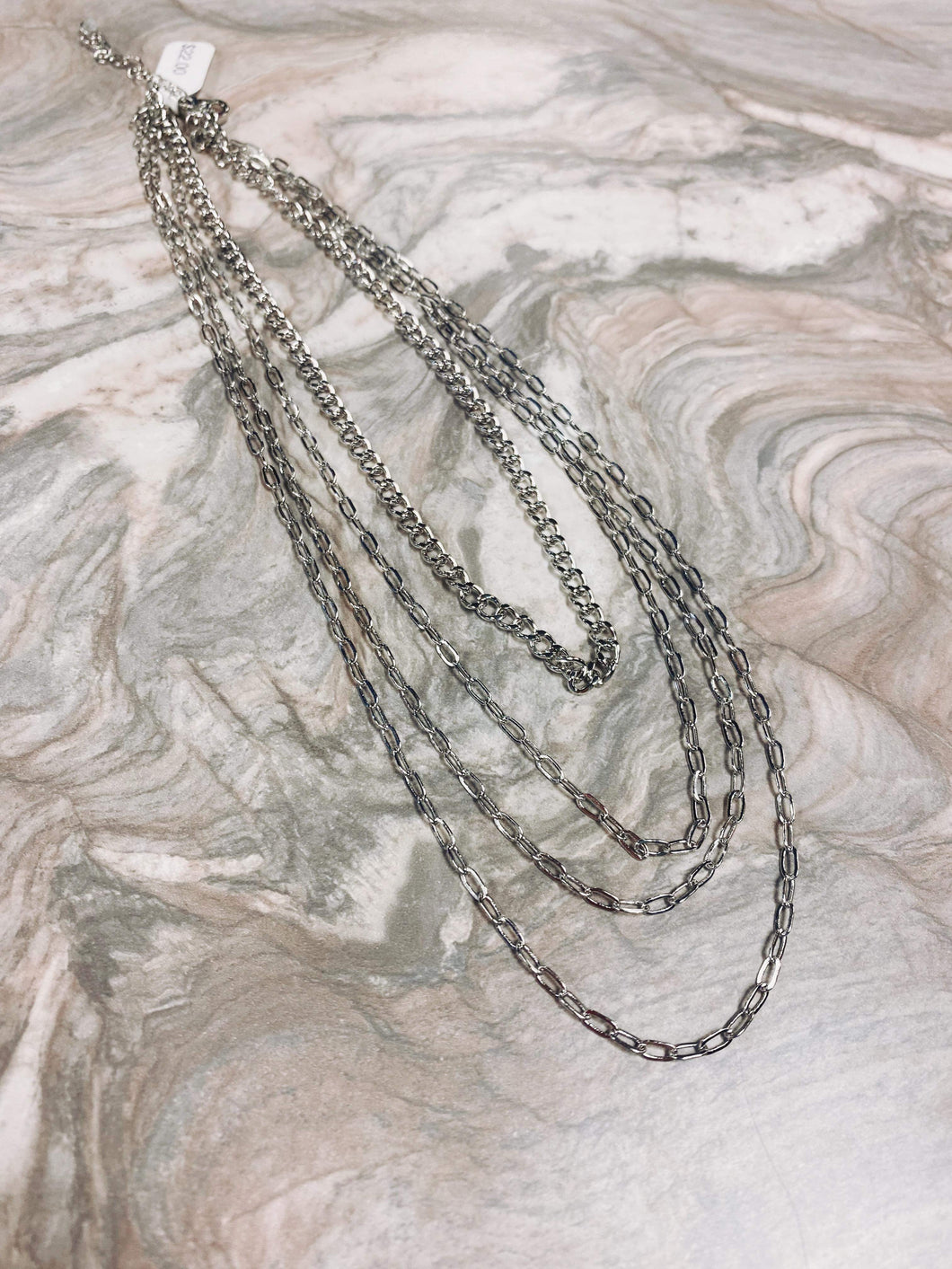 Garth Layered Chain Necklace