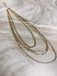 Garth Layered Chain Necklace