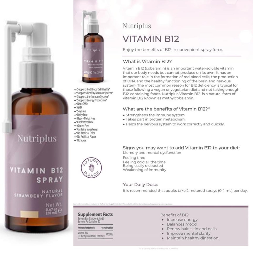 NutriPlus Vitamin B12 Spray