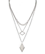 Load image into Gallery viewer, Layered Diamond Shape Necklace

