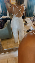 Load image into Gallery viewer, Elegant White Laced Jumpsuit
