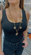 Load image into Gallery viewer, Yochi 22K Gold Plated Shine like a Star Necklace
